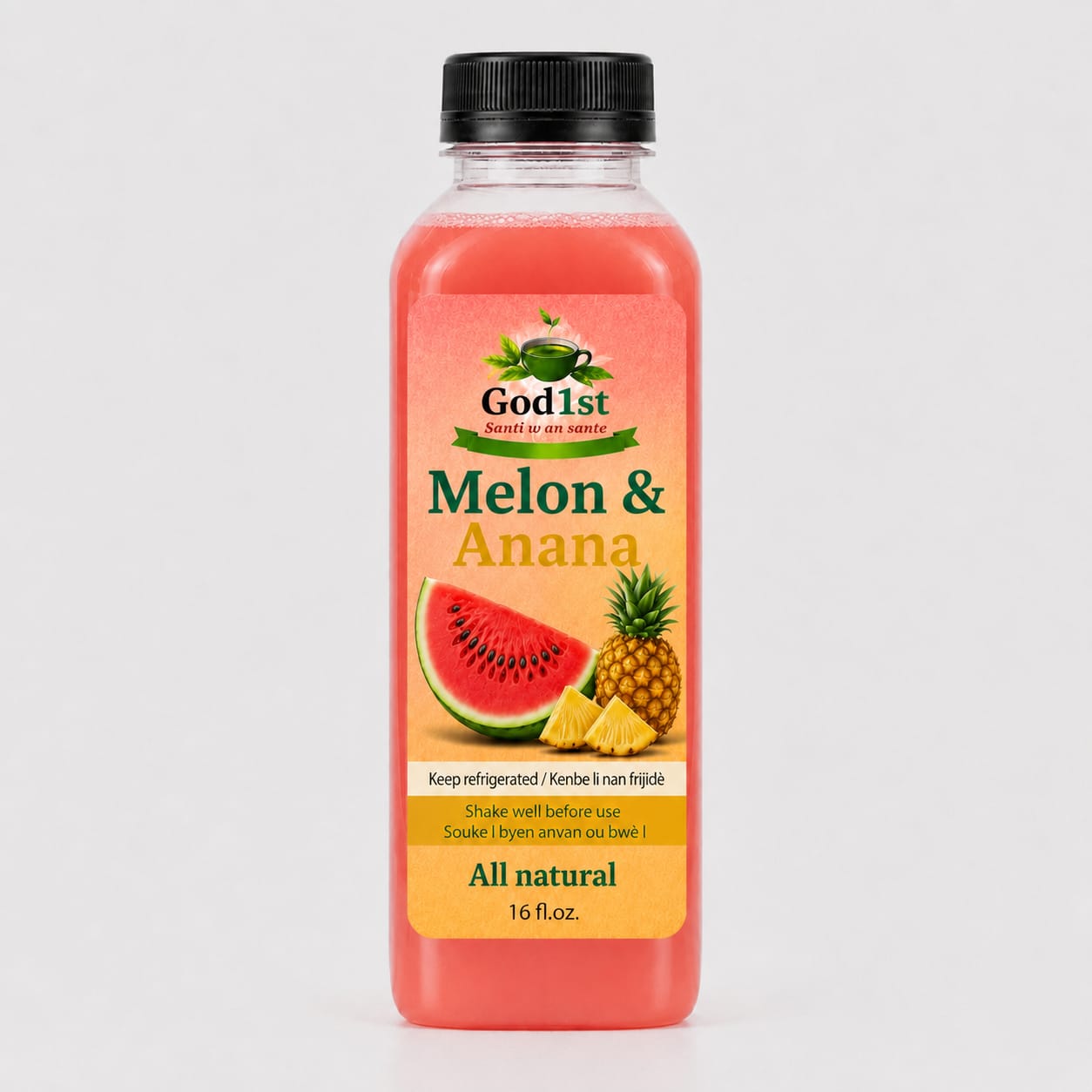 Melon & Anana — 1 Bottle (12 fl oz)